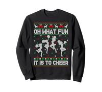 Oh What Fun It Is To Cheer Cheerleading Christmas Sweaters Sweatshirt