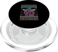 Oh What Fun It Is To Ride Horse Ugly Horse Christmas Sweater PopSockets PopGrip for MagSafe