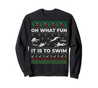 Oh What Fun It Is To Swim Ugly Christmas Sweater Gift Sweatshirt