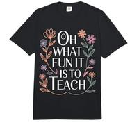 Oh What Fun It is to Teach |- Comfort Colors Adult Heavyweight T-Shirt