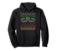 Oh What Fun It's To Play Piano Music Pianist Ugly Christmas Pullover Hoodie