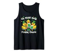 Oh What Luck Found Ducks St Patricks Day Cruise Ducks Fun Tank Top