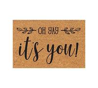 Oh Yay Entrance Rug Shoes Scraper Doormat Classic Bath Mats For Pets Kitchen Patios 40 X 60Cm