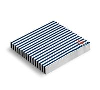 OH YEAH - 60 Units - Double Layer Paper Napkins 33 x 33 cm - Seaside Stripes - Decorated Napkins for Birthdays and Parties - Table Decoration - Disposable Paper Tableware - Double Layer Paper