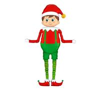 OH YEAH - Giant Foil Balloon Magic Elf Christmas - 164 x 152 cm - Festive Decoration with Goblins - Christmas Accessories - Party Accessories, Home and Schools - Unique Design