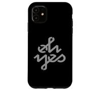 Oh Yes Awesome Motivational Saying Retro Quote Case for iPhone 11
