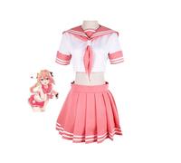(OH2D-I, L) Sbluucosplay Fate Apocrypha Rider Astolfo Cosplay For Men Jk School Uniform Sailor Suit Women Outfit Anime Halloween Costume