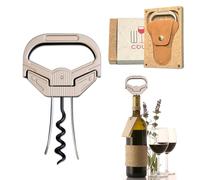OHAANYY 3 in 1 Ah So Wine Opener & Two Prong Bottle Corker Remover,ah-so Wine Opener Can Remove The Older and Fragile Wine Corks so Easy for Connoisseurs to Uncork (AR)