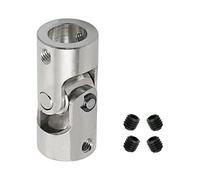 Ohamtes 1Pcs shaft diameter 12mm to 12mm universal coupling Rotatable universal steering shaft U-joint coupler