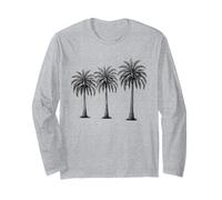 Ohana Means Family Hawaii Summer Palm Trees Beach Long Sleeve T-Shirt