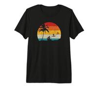 Ohana Means Family Hawaii Summer Palm Trees Beach Premium T-Shirt