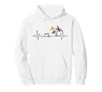 Ohana Means Family Hawaii Summer Palm Trees Beach Pullover Hoodie