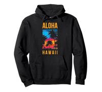 Ohana Means Family Hawaii Summer Palm Trees Beach Pullover Hoodie