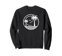Ohana Means Family Hawaii Summer Palm Trees Beach Sweatshirt