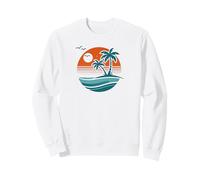 Ohana Means Family Hawaii Summer Palm Trees Beach Sweatshirt