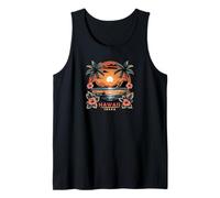 Ohana Means Family Hawaii Summer Palm Trees Beach Tank Top