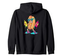 Ohana Means Family Hawaii Summer Palm Trees Beach Zip Hoodie