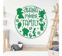 Ohana Means Family - Lilo and Stitch - Children Decal Wall Sticker [XLarge] [Cactus]