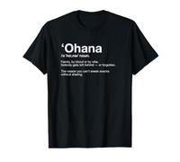 Ohana Words of Hawaii Funny Definition Learn Hawaiian Value Graphic T-Shirt
