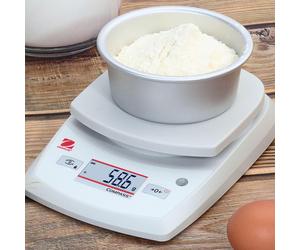 Ohaus CR621 Slimline Portable Stackable Digital kitchen Scale - 620g x 0.1g