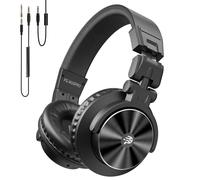 OHAYO M20 Wired DJ & Studio Monitor Headphones, 50mm, 3.5/6.35mm | Over-Ear, 3m Retractable Cable & Share Port for Flexible DJ Monitoring, Recording, Mixing, Podcasting, Guitar and Keyboard