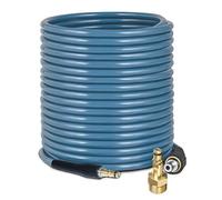 OHAYORI 15M Pressure Washer Hose for Karcher K Series K2 K3 K4 K5 K6 K7, Super Flexible Replacement Hose with M22 14mm Thread to Quick Connect Adapter, 220Bar Jet Washer Attachment for Car Cleaning