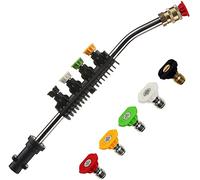 OHAYORI Dirt Blaster Power Lance for Karcher K2 K3 K4 K5 K6 K7, Jet Wash Extension Wand with 5 Replacement Nozzles, Pressure Washer Gun Accessory Spray Lance, Gutter Rod Cleaner Attachment for Car