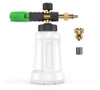 OHAYORI Snow Foam Lance Compatible with LAVOR/Parkside/Spear and Jackson Pressure Washer, Adjustable Car Washer Sprayer, 1L Foam Cannon Bottle Soap Dispenser with Upgraded Nozzle