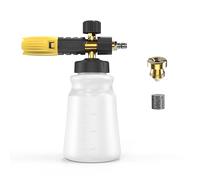 OHAYORI Snow Foam Lance, Foam Cannon 1/4” Quick Release Connect Pressure Washer, Upgraded Foam Jet Bottle Soap Dispenser with Adjustable Spray Nozzle for Car Wash, Pressure Car Wash Gun Accessory