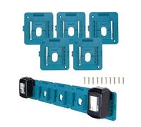 ohbien 5Pack Battery Holder for Makita 18V Battery Bosch, Makita Battery Holder Wall Mount Fit for BL1860 BL1850 BL1840 BL1830 with 10 Screws not Include Battery