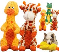 OHCVG Wowpetsmart Dog Chew Toys,Designed for Strong Chewers,Indestructible Pet Toys,Dog Toys,Invincible Chewanimals,Squeaky Stuffed Plushy Dog Toy