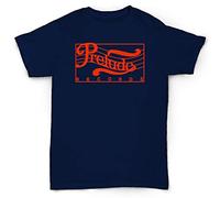 OHD Prelude Records T-Shirt Jazz Soul Funk Vintage Jazz Vinyl Breaks Samples Lp Short Sleeve Top Graphic Tee Printed T-Shirt for Men Navy L