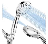 OHDAY® High Pressure Shower Head with 6 Modes Powerful Shower Head with 70" Stainless Steel Hose, Adjustable Bracket and Built-in Pressure Washer for Cleaning Tub, Tiles