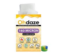 Ohdaze Rosin Filter Micron Press Bags 160 Micron 40 Pack 2x4inch Nylon Filter Press Bags