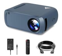 Ohdil Mini Projector Projector Portable Wifi Compatible with 170 Inch HD 1080P Mini Movie Projector, Outdoor Projector Compatible with Phone/Tablet/Laptop/TV Stick/