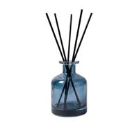OHEETU 150ML/5OZ Empty Blue Clear Glass Diffuser Bottles Refillable Aromatherapy Container Jars Diffuser Sticks Holder Bottle for DIY Crafts Fragrance Essential Oils