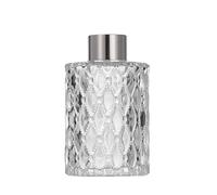 OHEETU 150ml/5oz Glass Diffuser Bottles Empty Clear Diffuser Jars Aromatherapy Container Fragrance Accessories Use for DIY Replacement Reed Diffuser Sticks Sets Essential Oils Crafts Decor