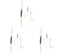 Ohewiiuk 3X Brass Violin Luthier Tools Kit Violin Sound Post Set Sound Post Installation Tool,Violin Making Repair Tools
