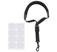 Ohewiiuk 9 Pcs Saxophone Accessories: 8Pcs Alto/Tenor Mouthpiece Patches Pads 0.8mm & 1 Pcs Neck Strap with Snap Hook