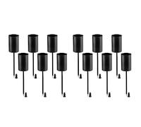 Ohewiiuk Candle Holders, Advent Wreath, Candle Sticks, Advent Wreath, Candle Holder, Taper Candles with Skewer, 12Pcs Black