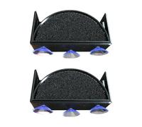 ohfruit Aquarium Filter Baffle with Suction Cups, Fish Tank Flow Controller for Hang-On-Back Filters, Softens Water Current for Betta Shrimp Small Fish 2pcs