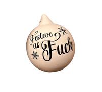 ohfruit Christmas Funny Offensive Bauble-Rude Baubles, 1pc/8pcs Funny Offensive Christmas Ornament, Sweary Bauble Bundle Prank, Rude Humor Christmas Ball Ornaments, Novelty Ornaments C
