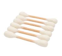 ohfruit Cotton Swab Cat Toy, 6Pcs Felt Giant Swab with Catnip, Teething Chew Sticks for Cats, for Indoor Kittens Kicking and Scratching, for Energy Burn and Enrichment Beige