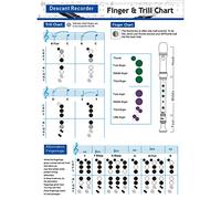 ohfruit Fretboard Chart Beginner Recorder Practicing Fingering Chord Chart English Version Classroom Things S