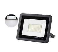 ohfruit LED Flood Lights Outdoor 30W/50W/100W Outside Work Light IP66 Waterproof Bright Exterior Security Lights 3000K/6500K White light/Warm light Security Light for Yard Lawn Garden 50w White Light.