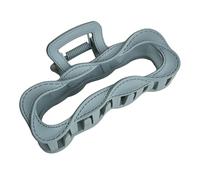 ohfruit Medium Hair Claw, Twisted Rectangle Design with Morandi Color, Durable Plastic Non Deform, for Half Tied and Updo, for Daily Work and Casual Wear Blue