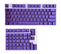 ohfruit PBT Keycaps - DIY Replacement Keycaps,117 Keys PBT Solid Color Backlight Keycaps Replacement Compatible with Cherry/Kailh/Gateron/Outemu Switch Keyboard Purple