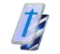 ohfruit Screen Protective for iPhone 14 13 12 Pro Plus Pro Max,Tempered Glass Film Automatic Alignment Anti-static Anti-scratch Dust-free Eye Protection Green Light for iPhone 14 Pro