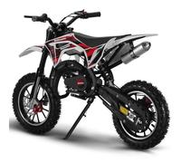 ohfruit Starts Right Up | 49cc Dirt Bikes for Kids 2-Stroke - Gas Powered Kids Dirt Bike, Speeds up to 40MPH, Mini Motorbike with Dual Disc Brakes, Adventure Dirtbike, Birthday Gift(Boys/Girls)