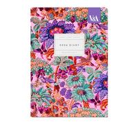 2026 Diary A5 V&A Diary with Neon Cover - Week to View with Monthly Planner - Coral Jungle